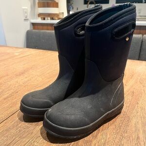 Bogs Black Youth Snow Boots